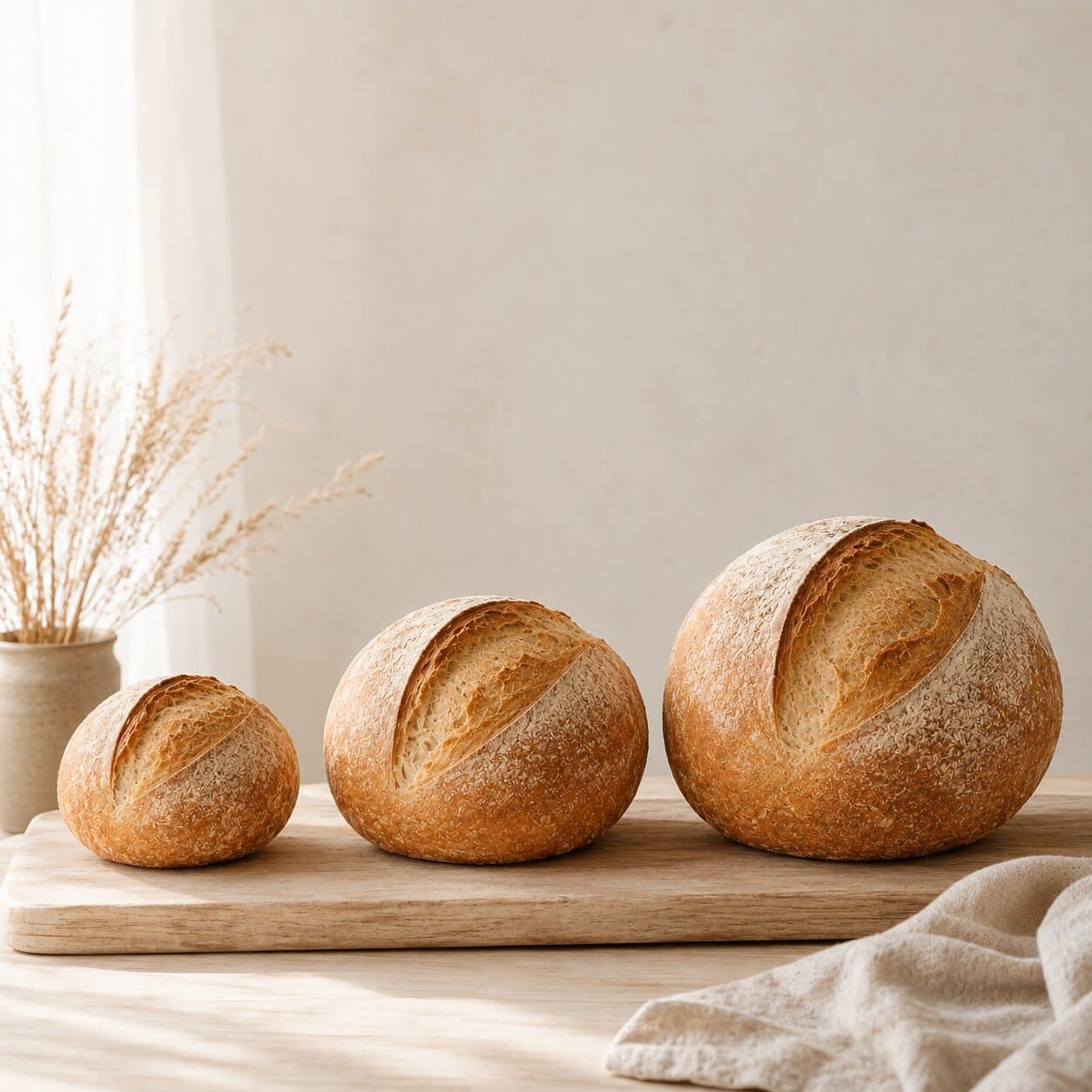 Scaling a sourdough recipe: what actually changes