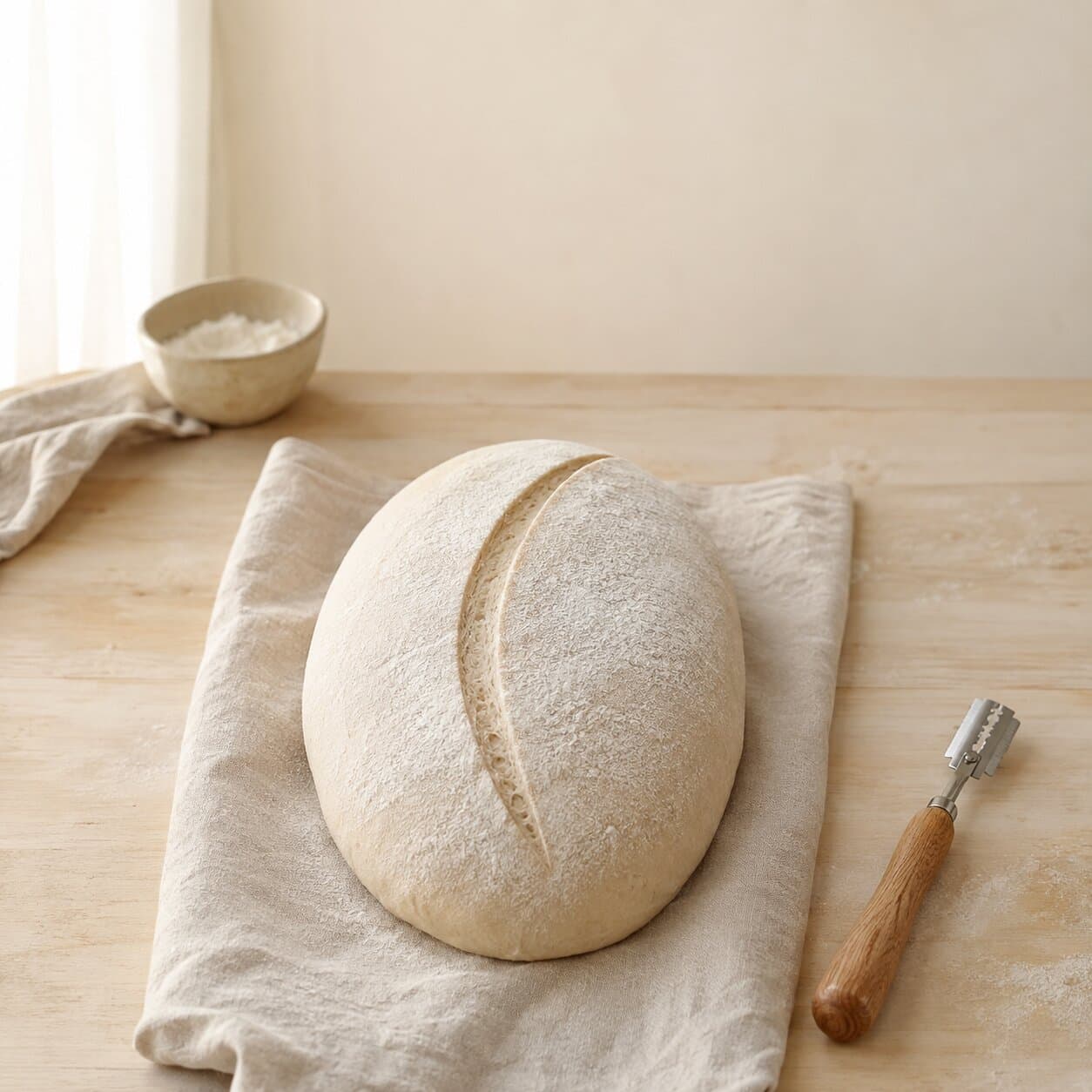 Scoring sourdough: how to get an ear and good oven spring